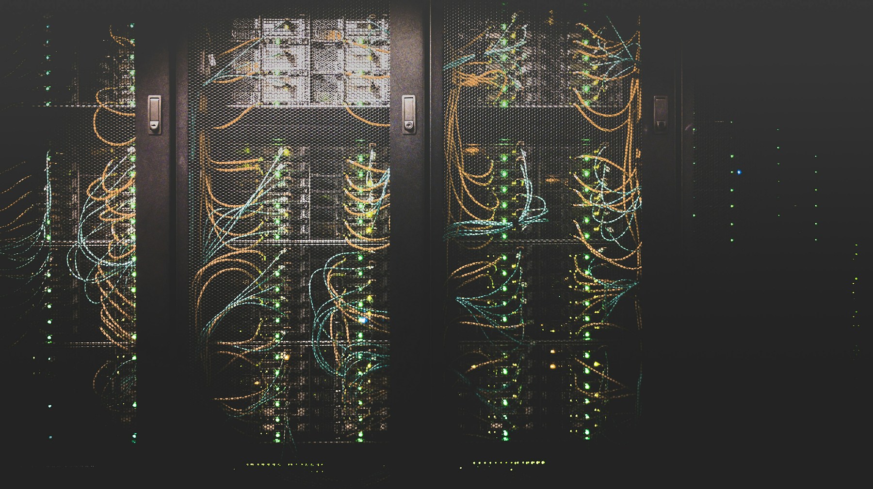 Professionell verkabelte Netzwerk- und Serverinfrastruktur